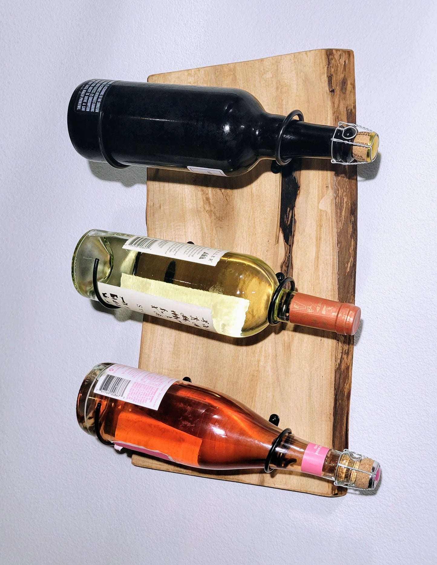 3 Bottle Wall Wine Holder