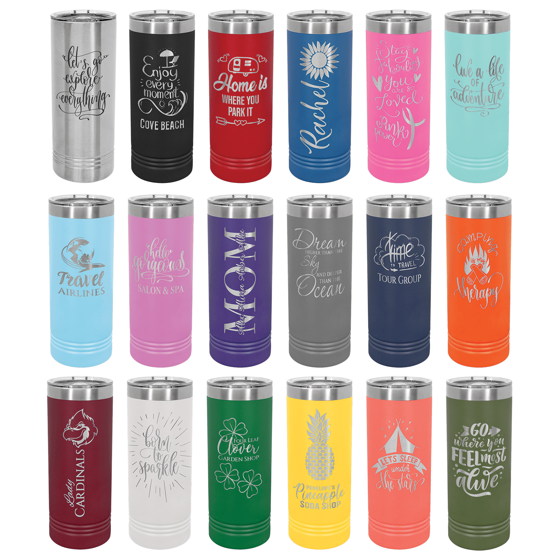 22oz Skinny Tumbler Collection