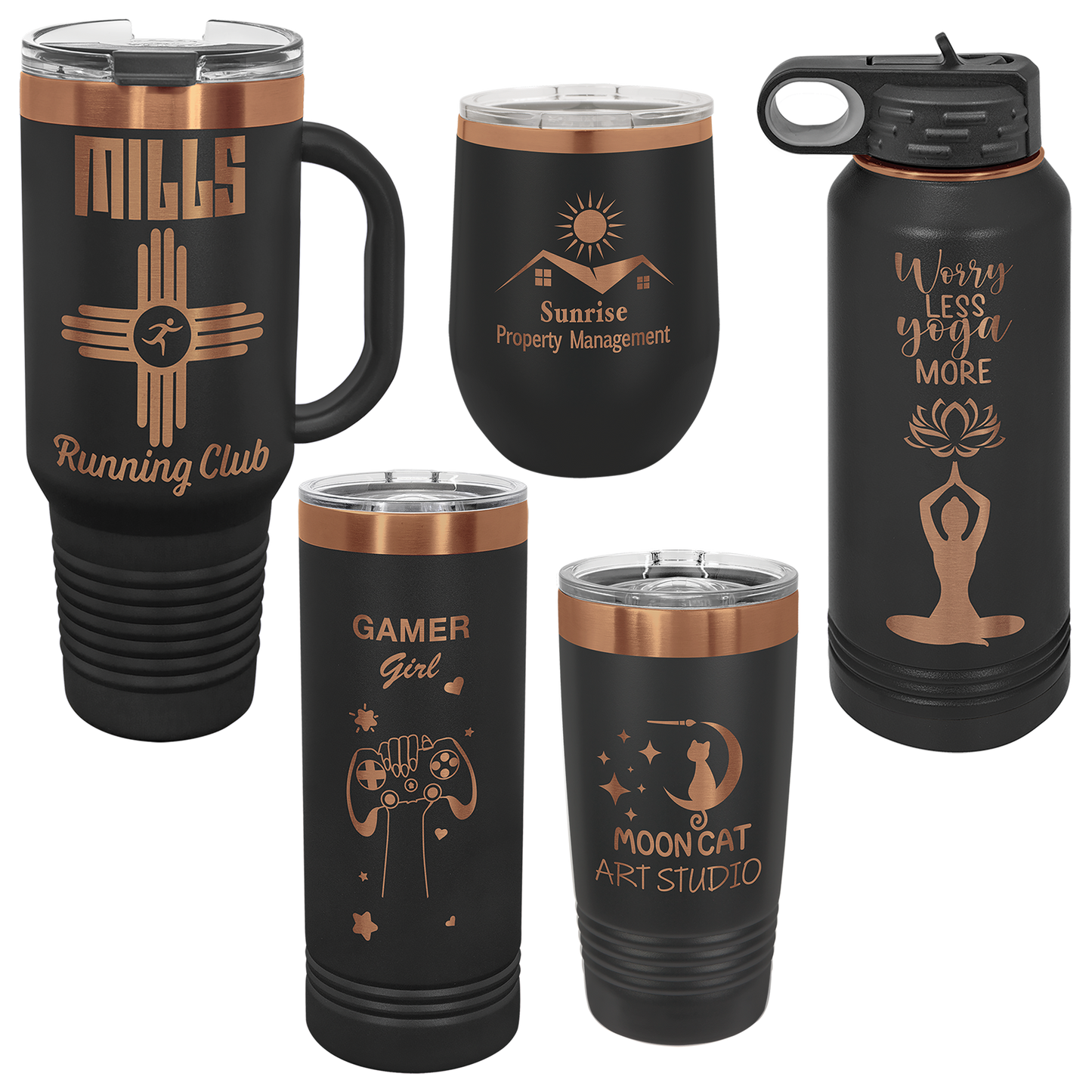 Ion Plated Tumblers