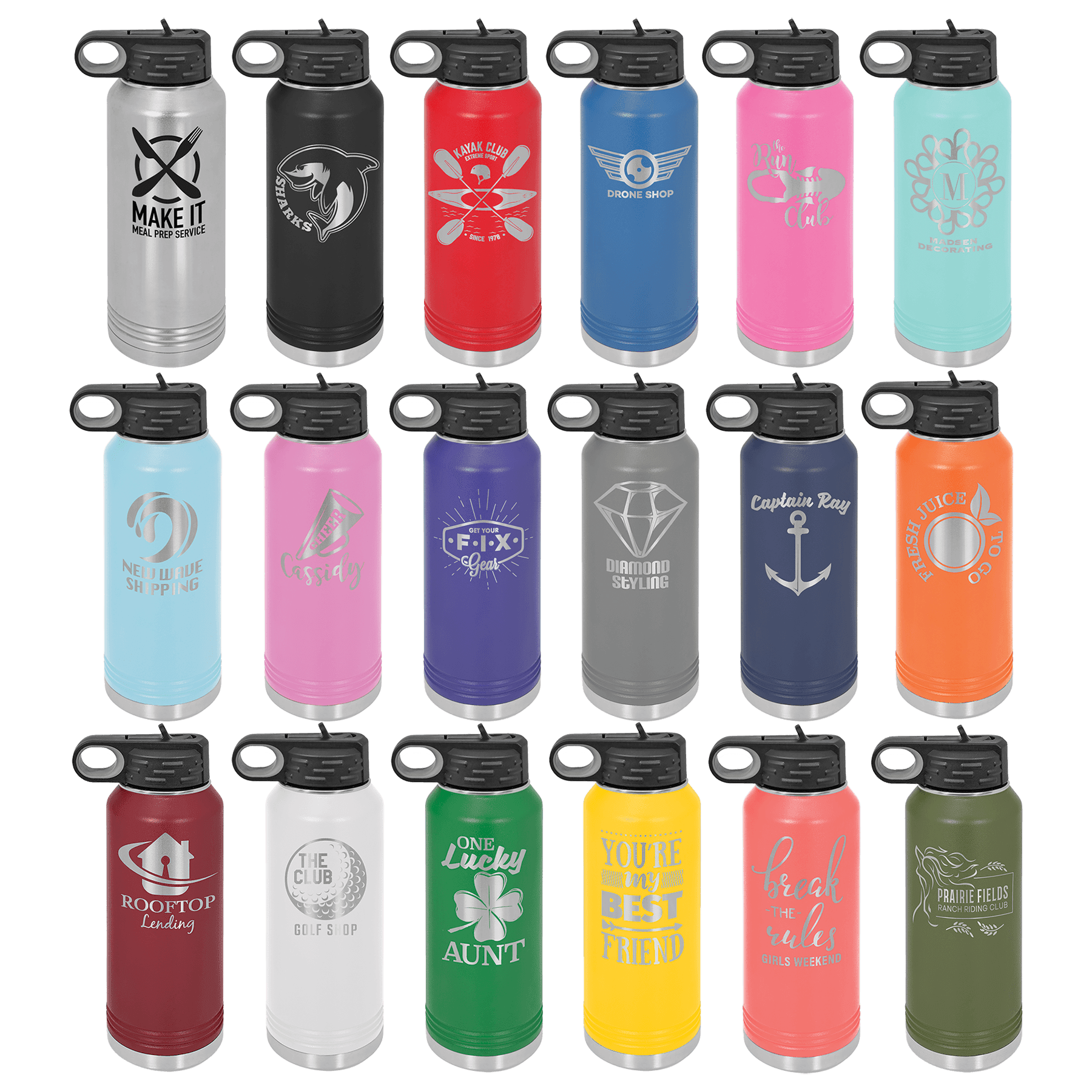 32oz Water Bottle Collection