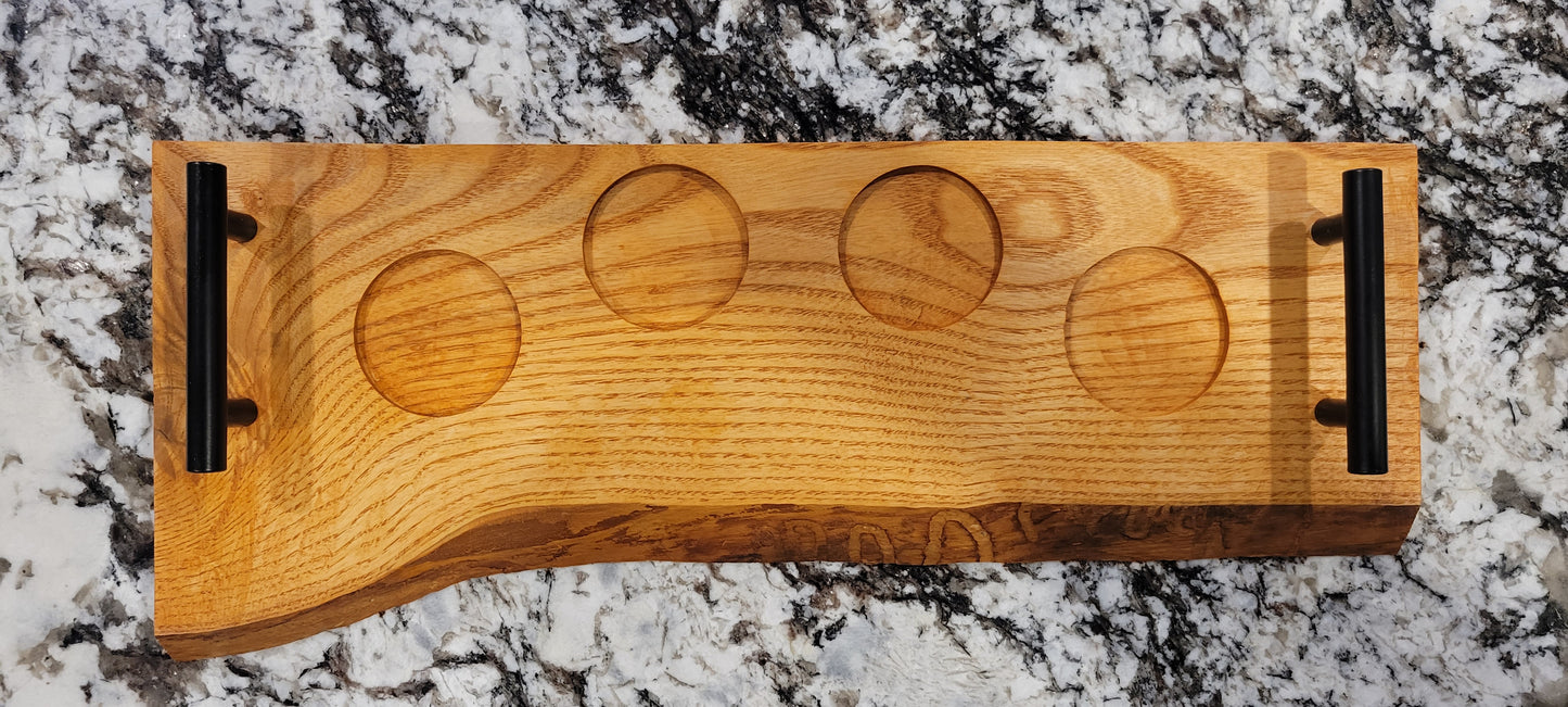 Copper Colored Beer Flight Board