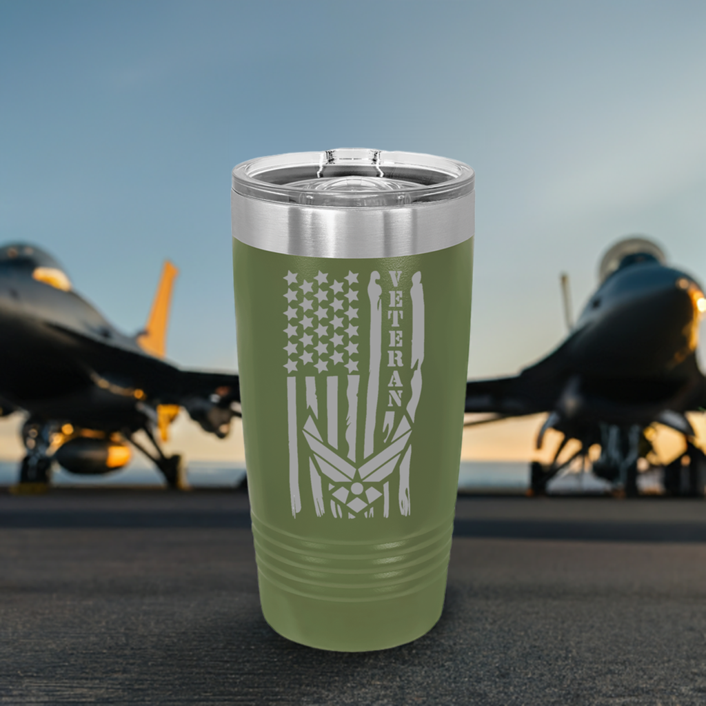 20oz Military Green Air Force Tumbler
