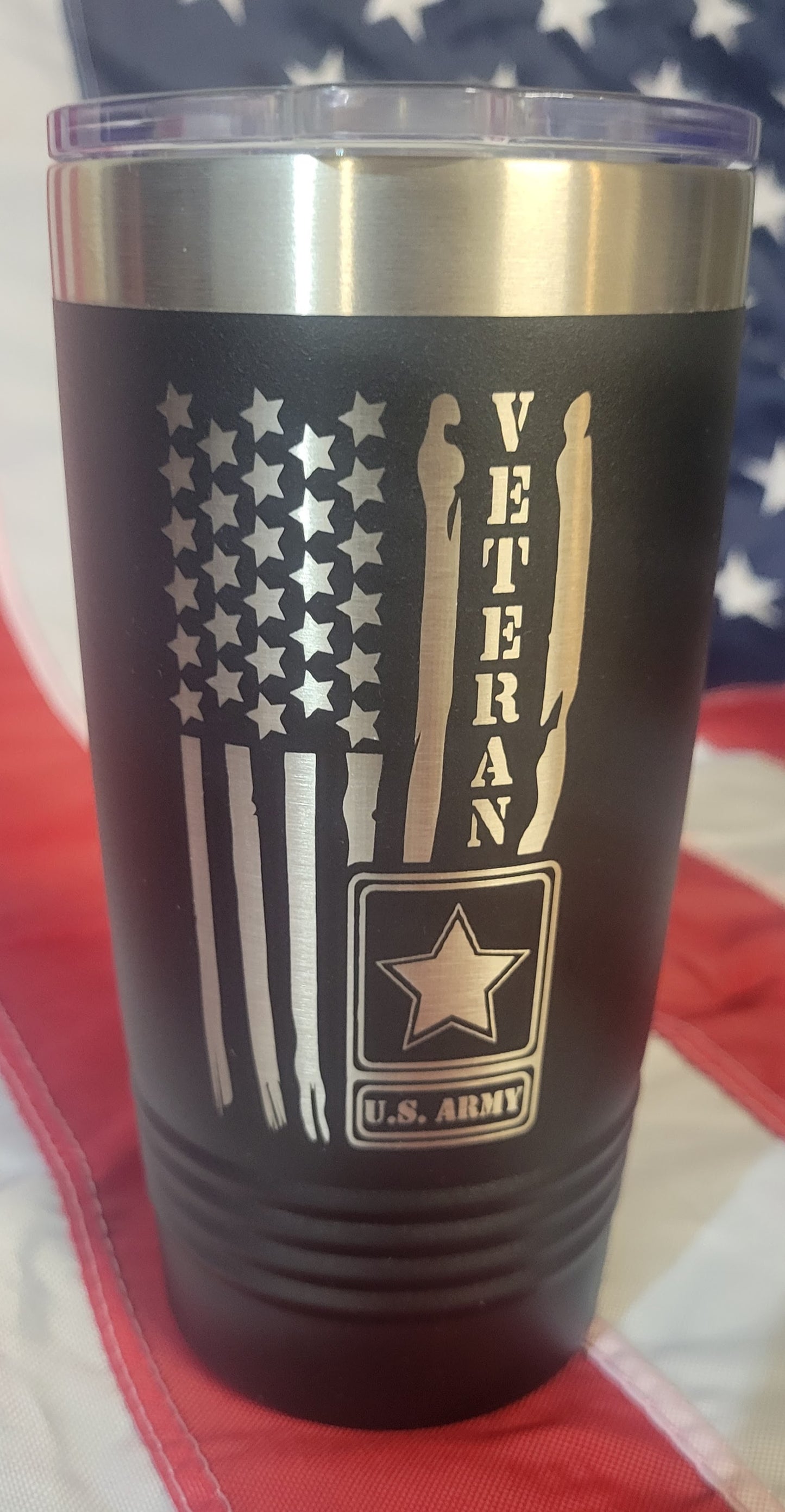 20oz Army Black Tumbler