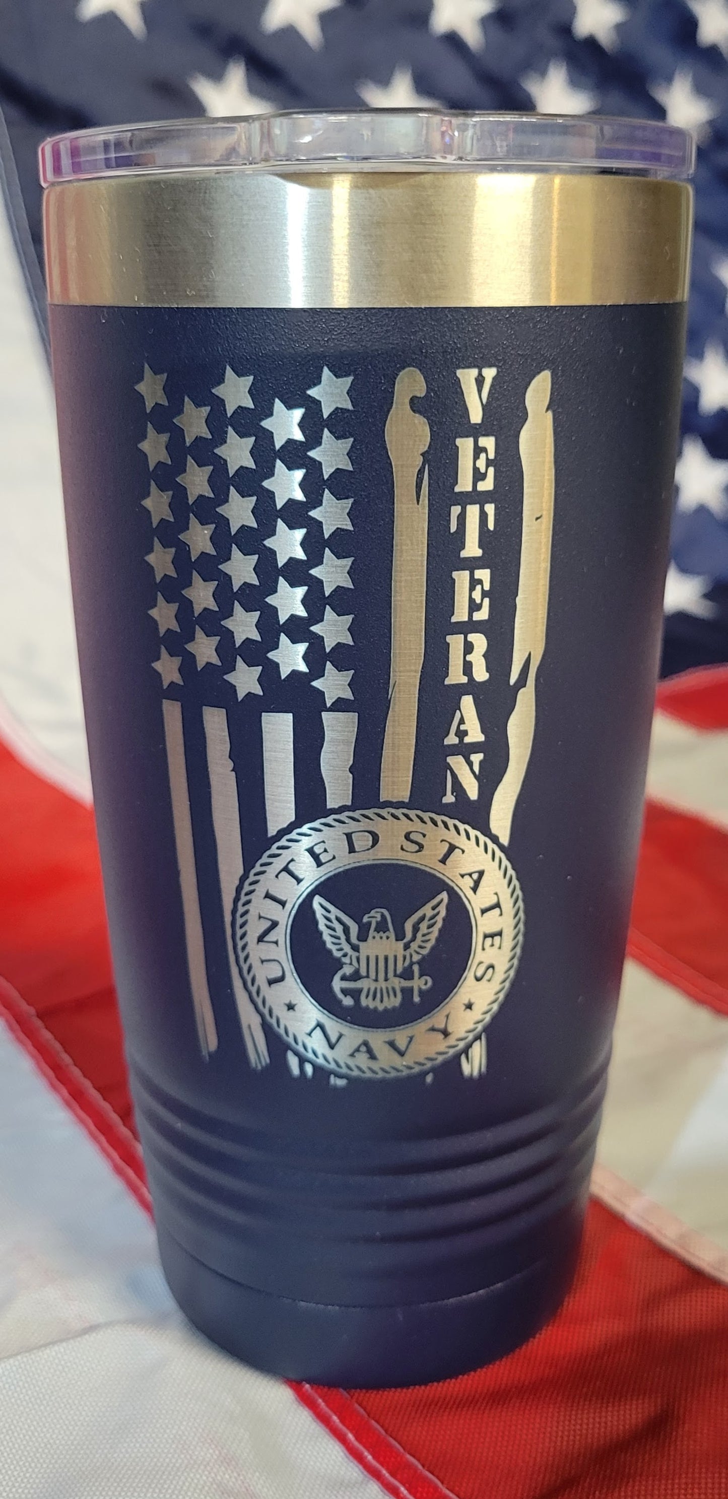 20oz Navy Navy Blue Tumbler