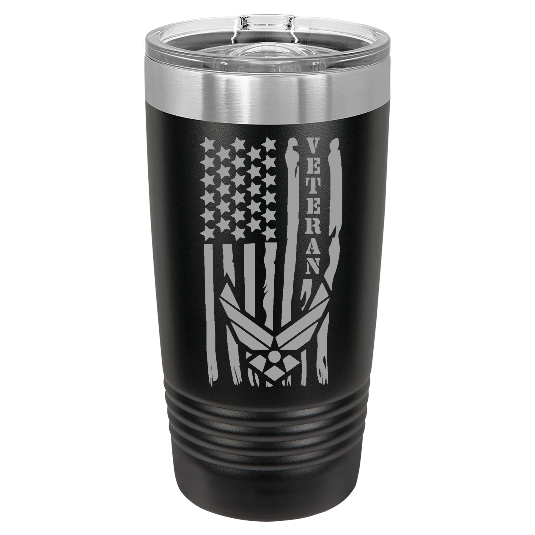 20oz Black Air Force Tumbler