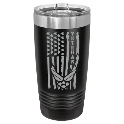 20oz Black Air Force Tumbler