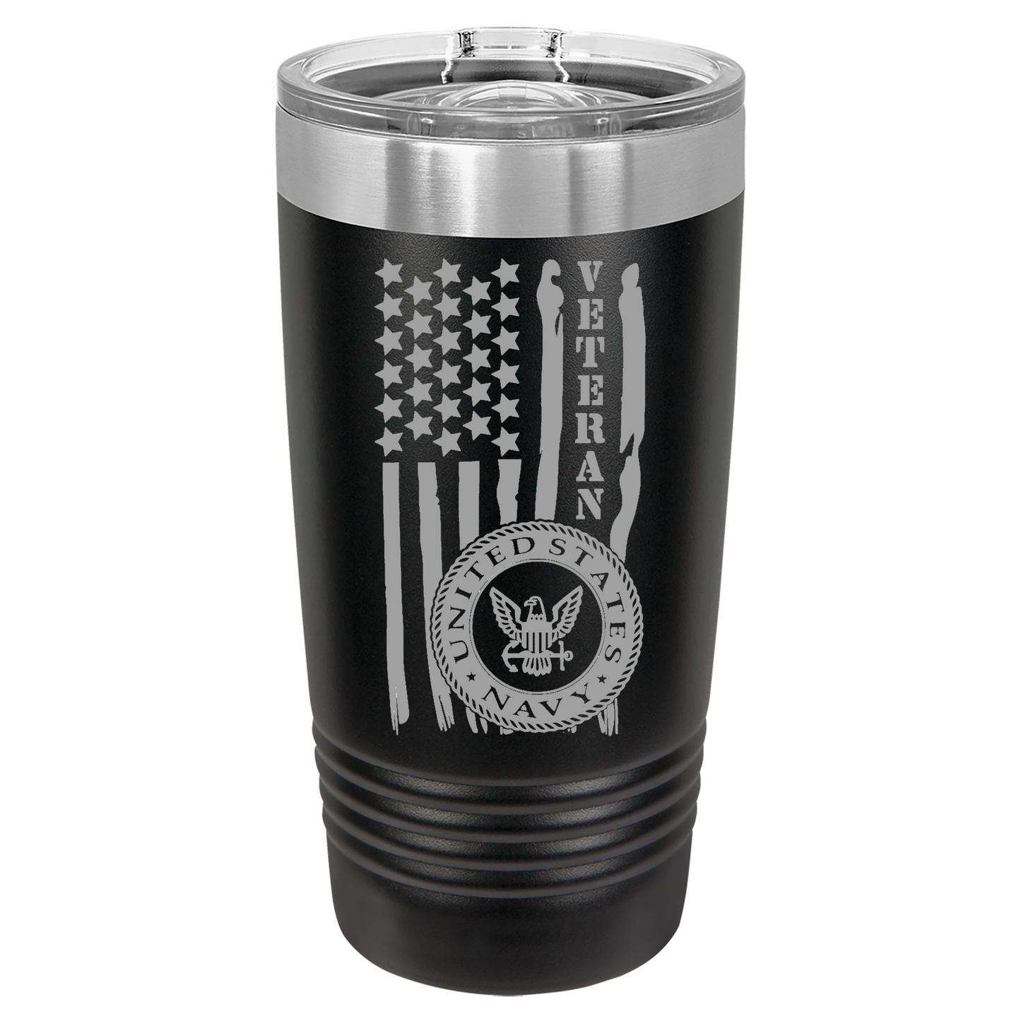 20oz Black Navy Tumbler