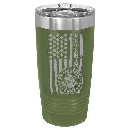 20oz Military Green Army Tumbler