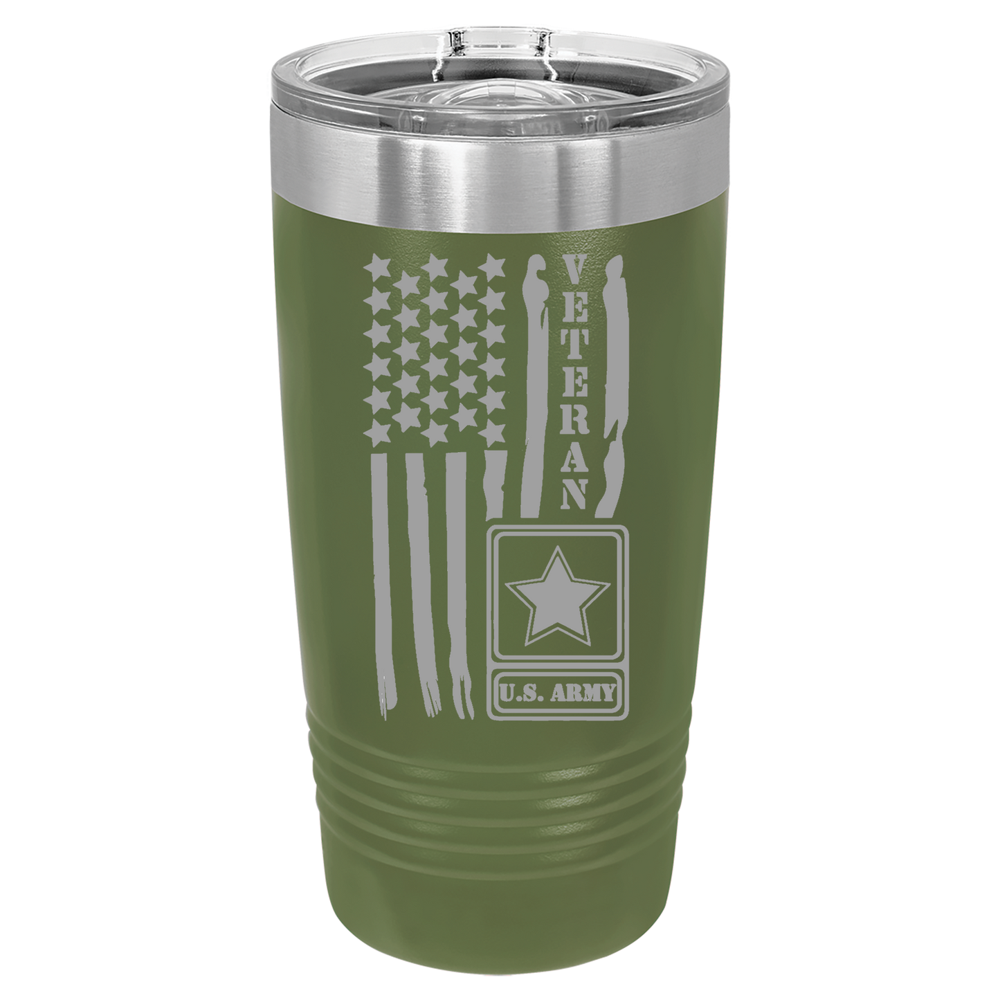 20oz Military Green Army Tumbler