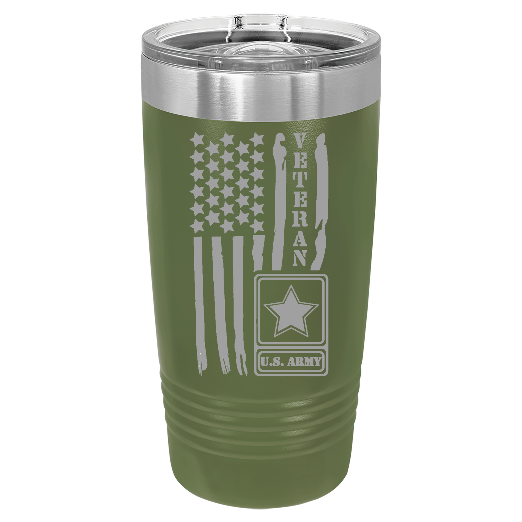 20oz Military Green Army Tumbler