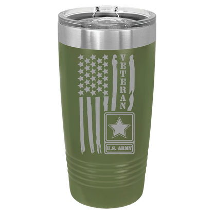 20oz Military Green Army Tumbler