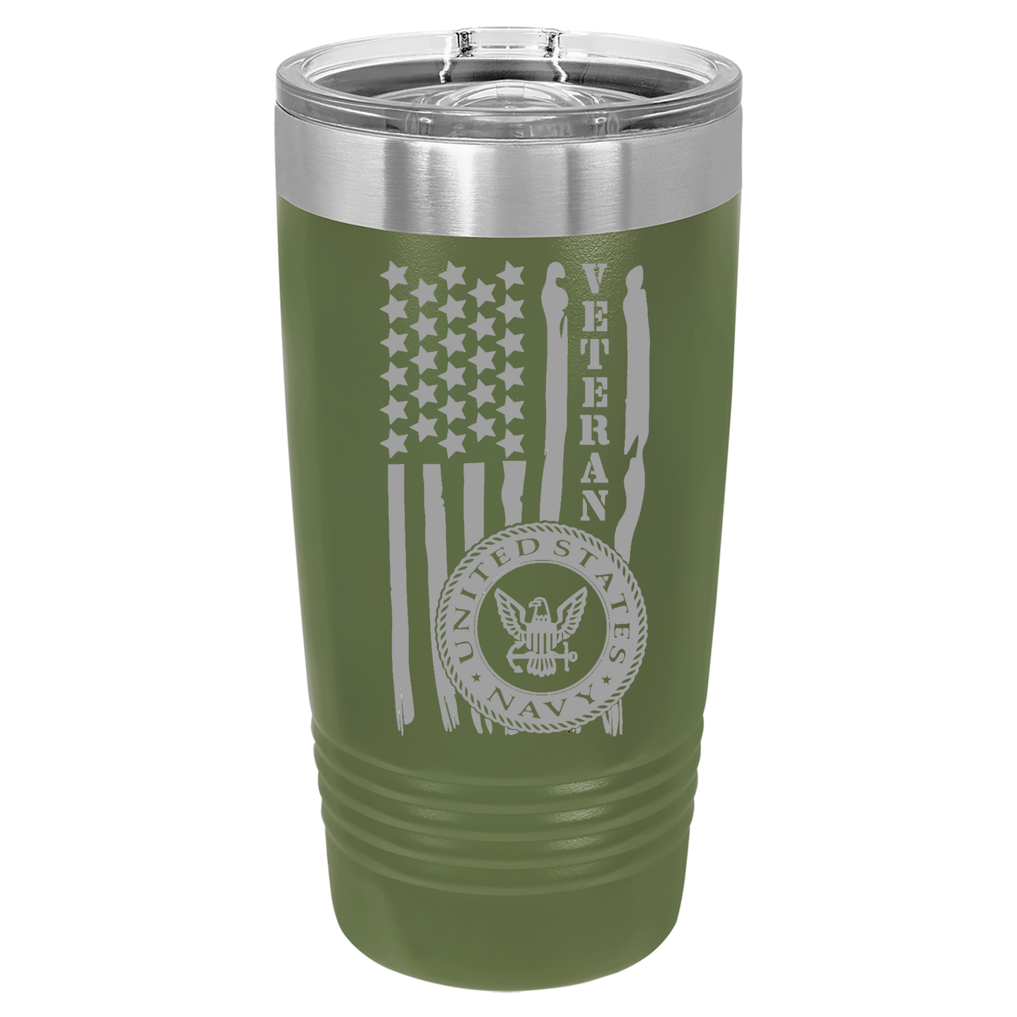 20oz Military Green Navy Tumbler