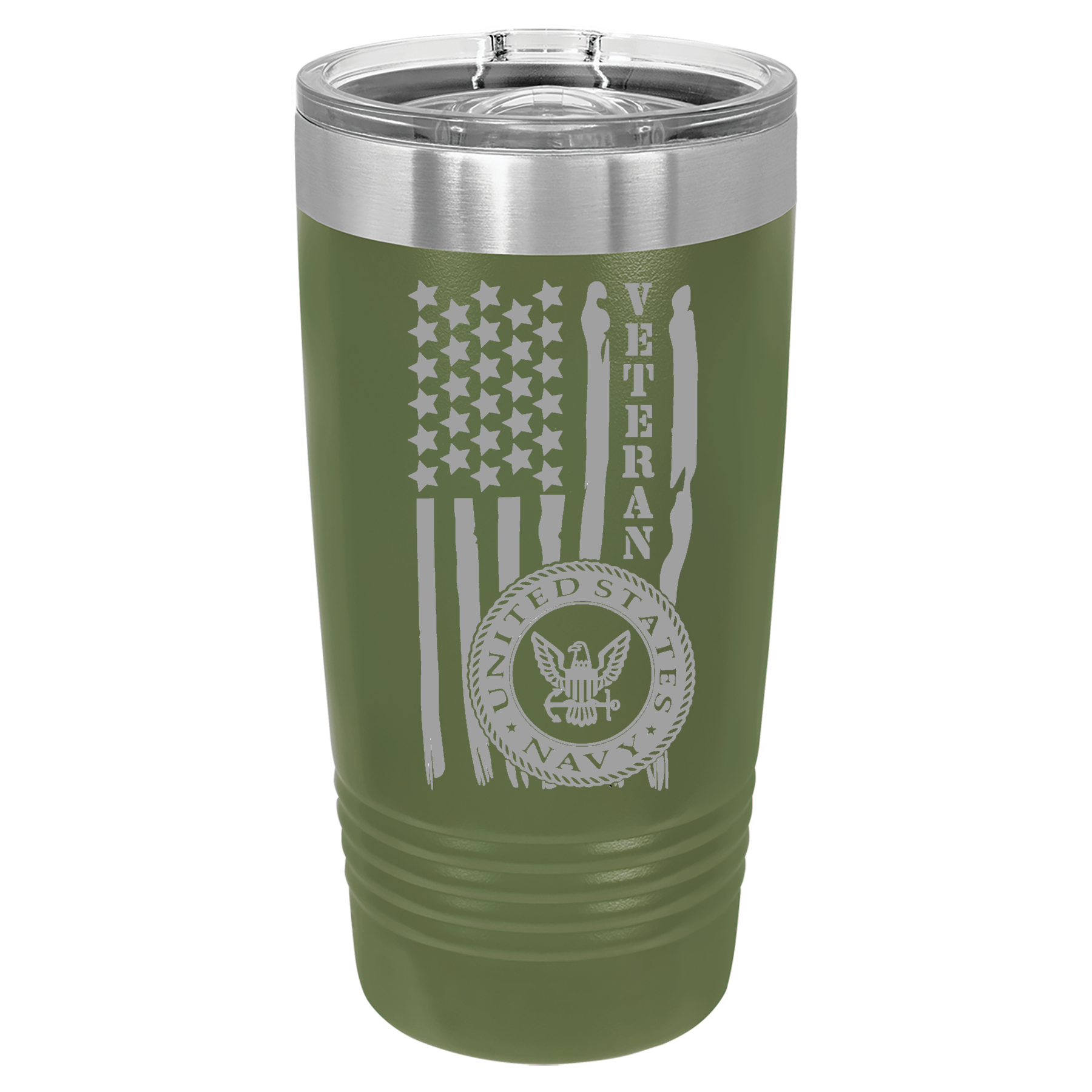 20oz Military Green Navy Tumbler