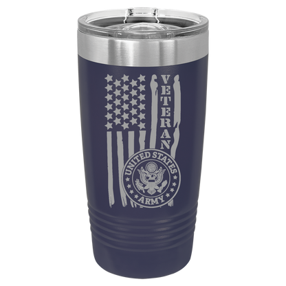 20oz Navy Army Tumbler