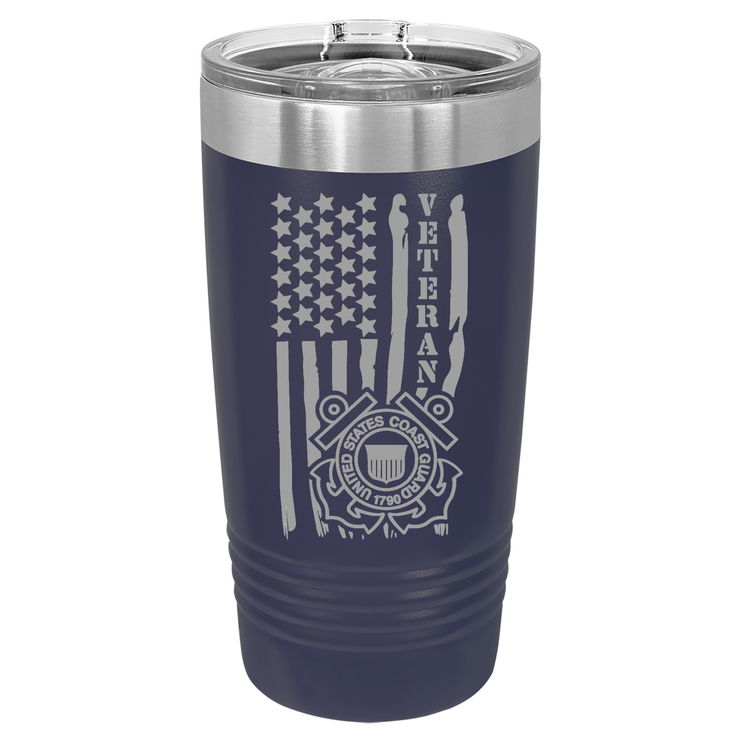 20oz Navy Coast Guard Tumbler