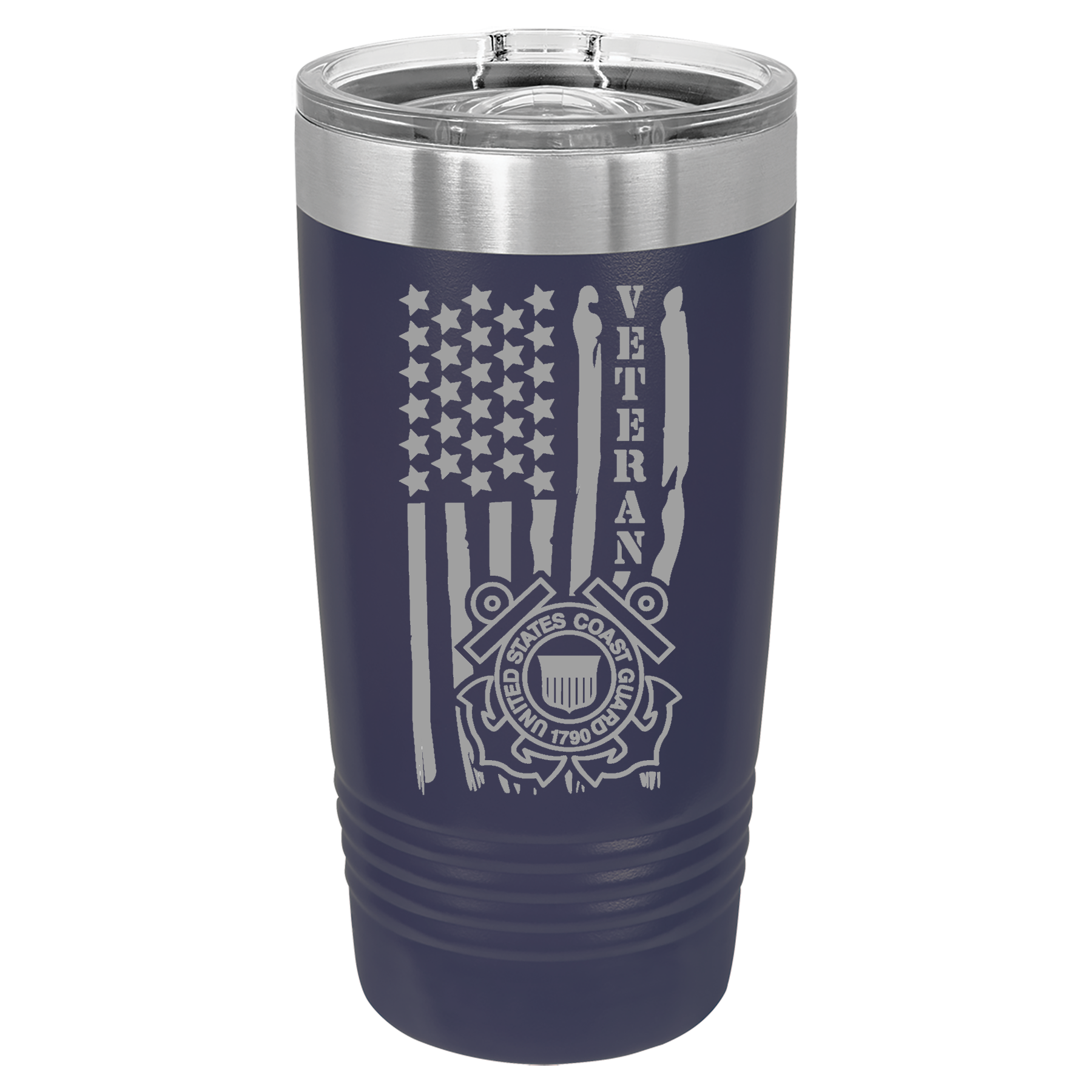 20oz Navy Coast Guard Tumbler