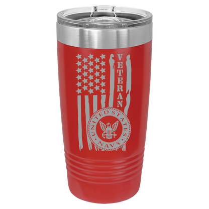 20oz Red Navy Tumbler