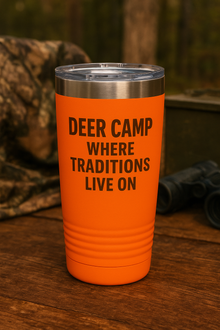 20oz Orange & Black Tumbler