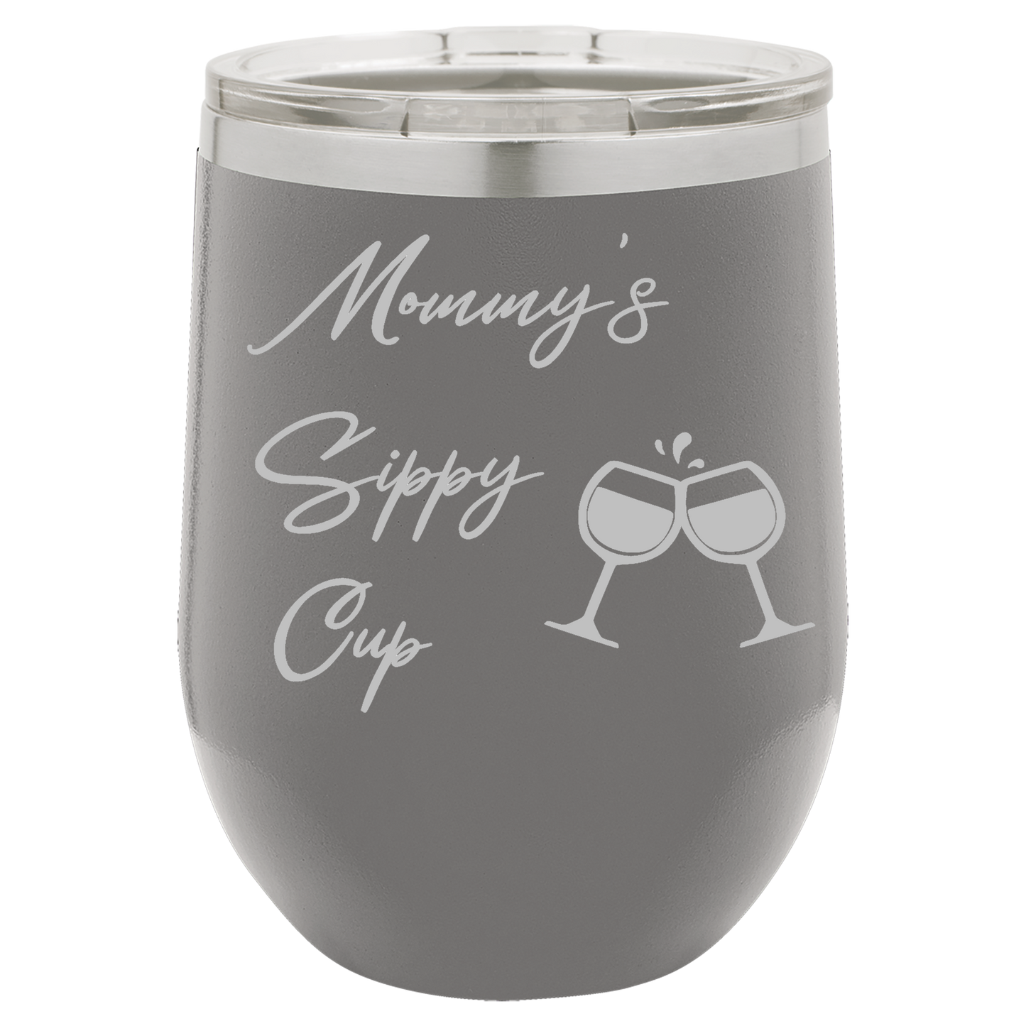 Gray 12oz Stemless Wine Tumbler