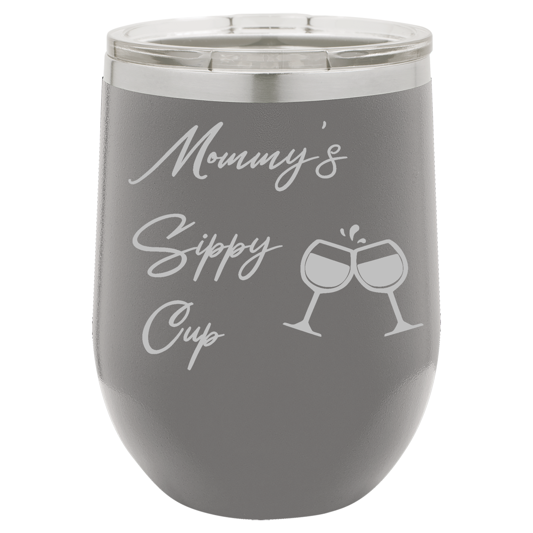 Gray 12oz Stemless Wine Tumbler