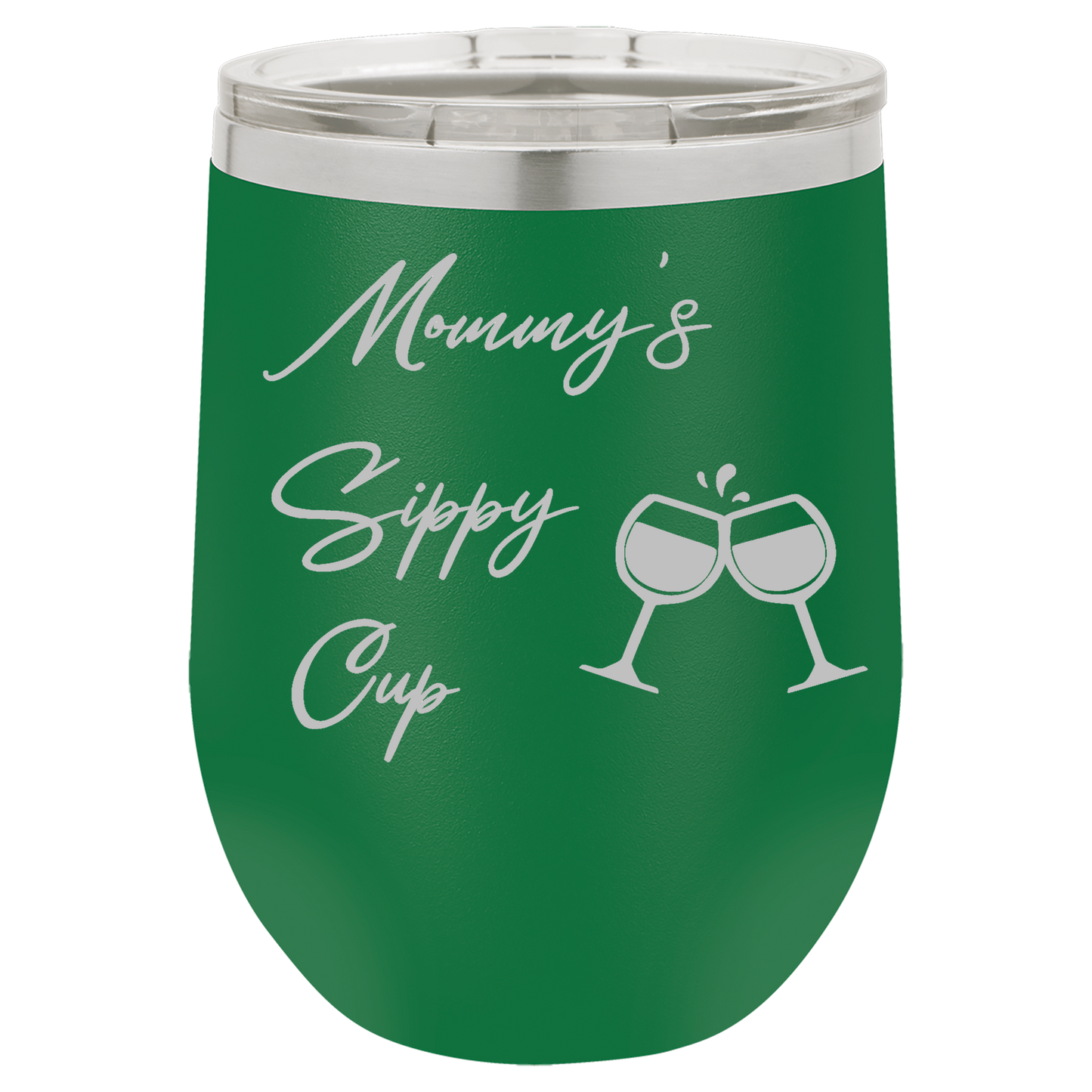 Green 12oz Stemless Wine Tumbler