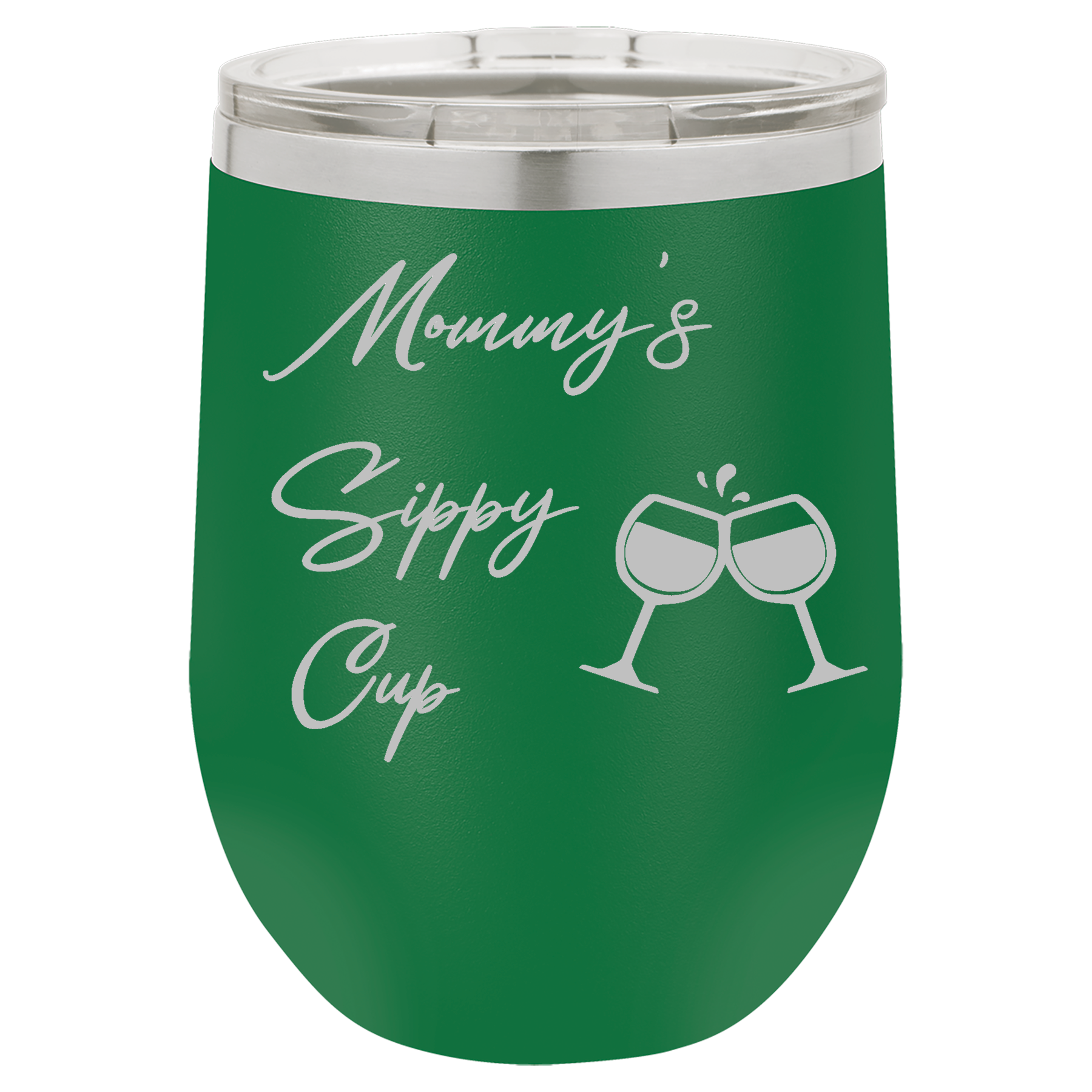 Green 12oz Stemless Wine Tumbler