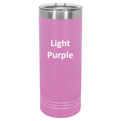 Light Purple 22oz Skinny Tumbler