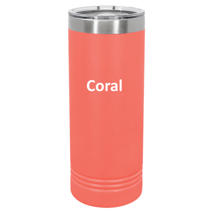 Coral 22oz Skinny Tumbler