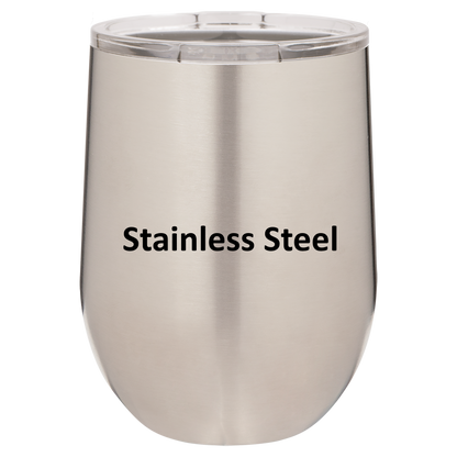 Stainless Steel Mommy's Sippy Cup 12oz Wine Tumbler