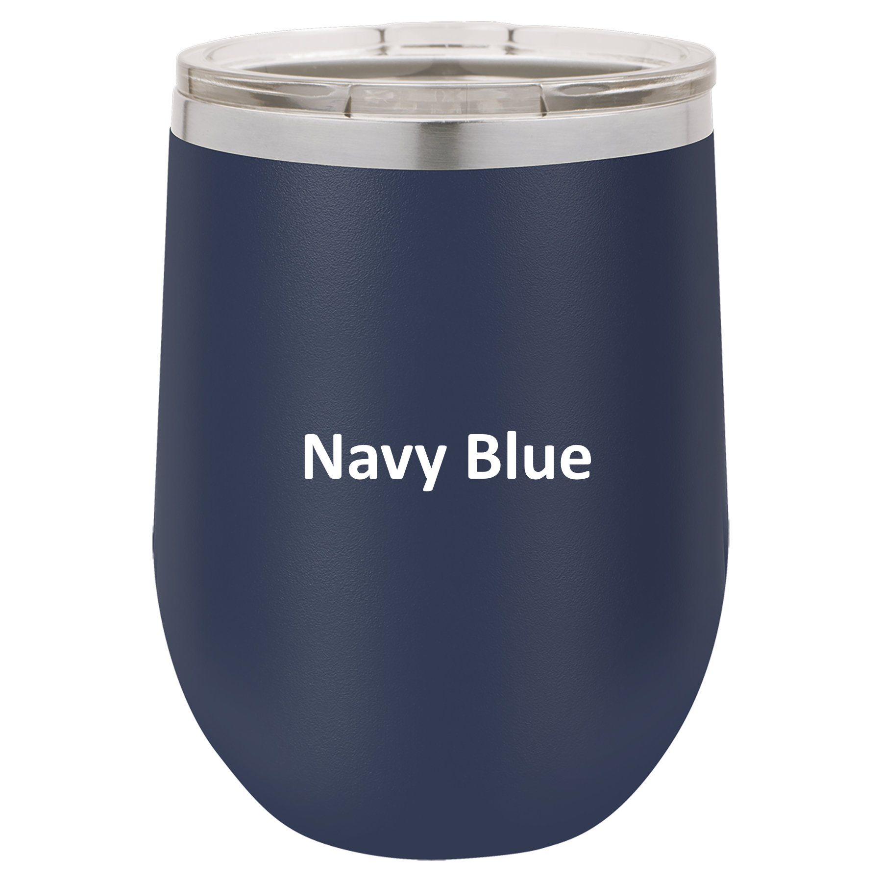 Navy Corks Are For Quitters 12oz Wine Tumbler
