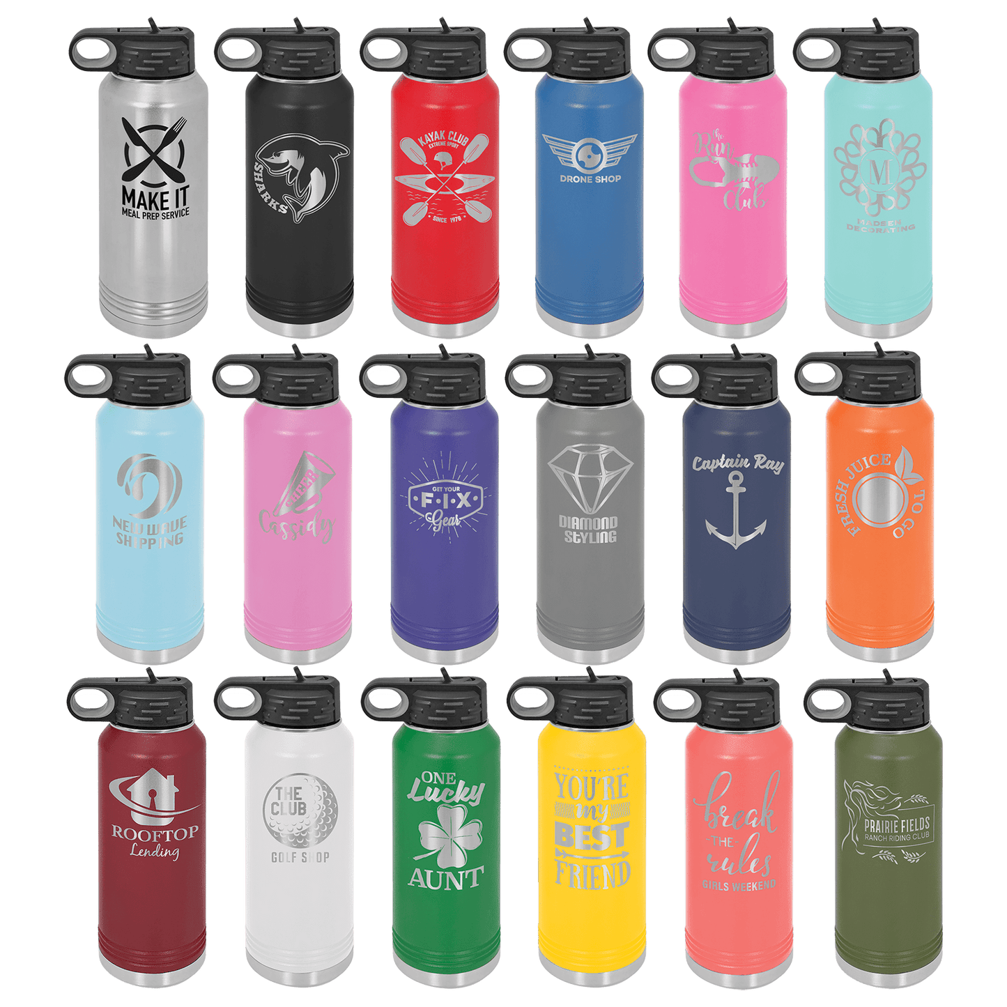 32oz Water Bottle Collection