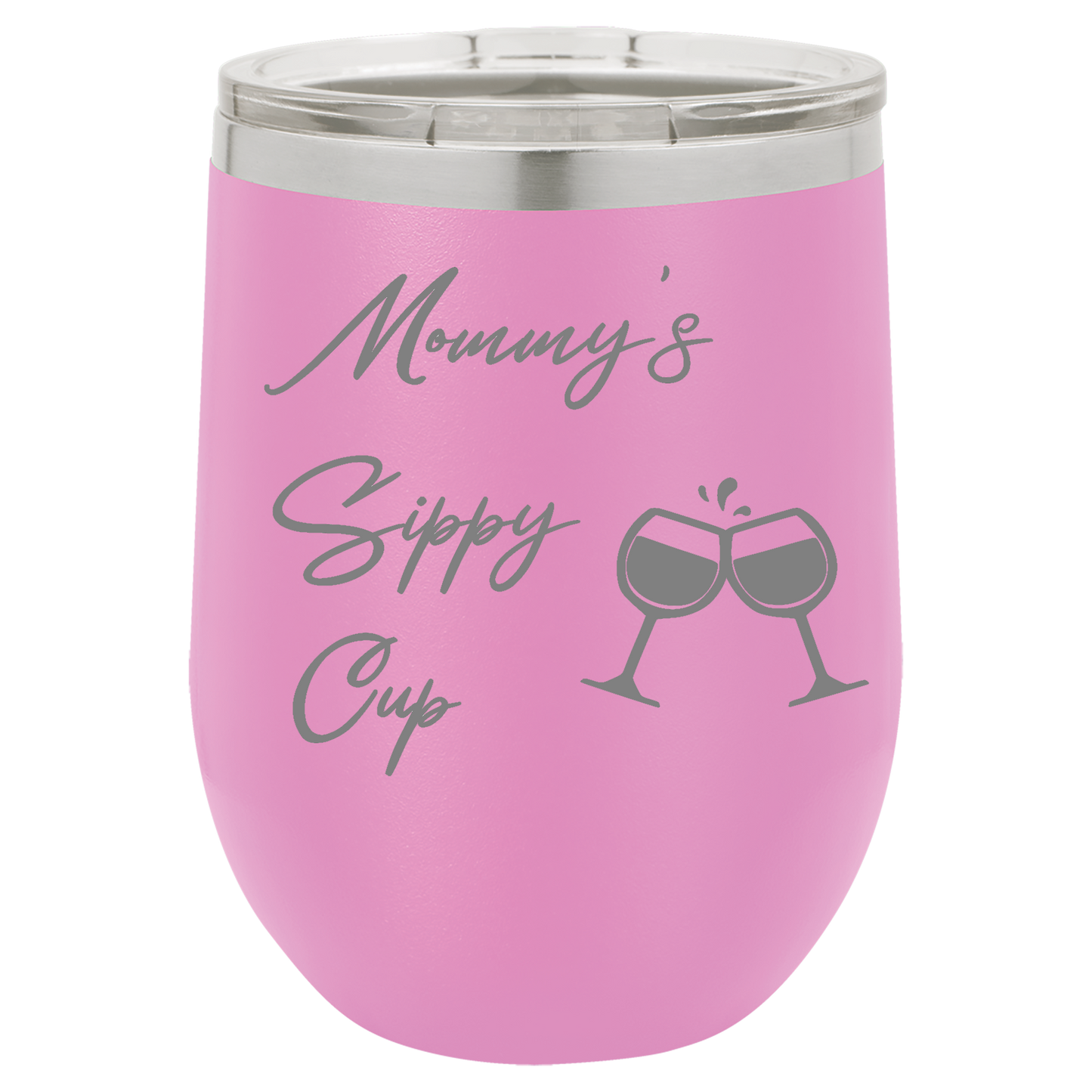 Light Purple 12oz Stemless Wine Tumbler