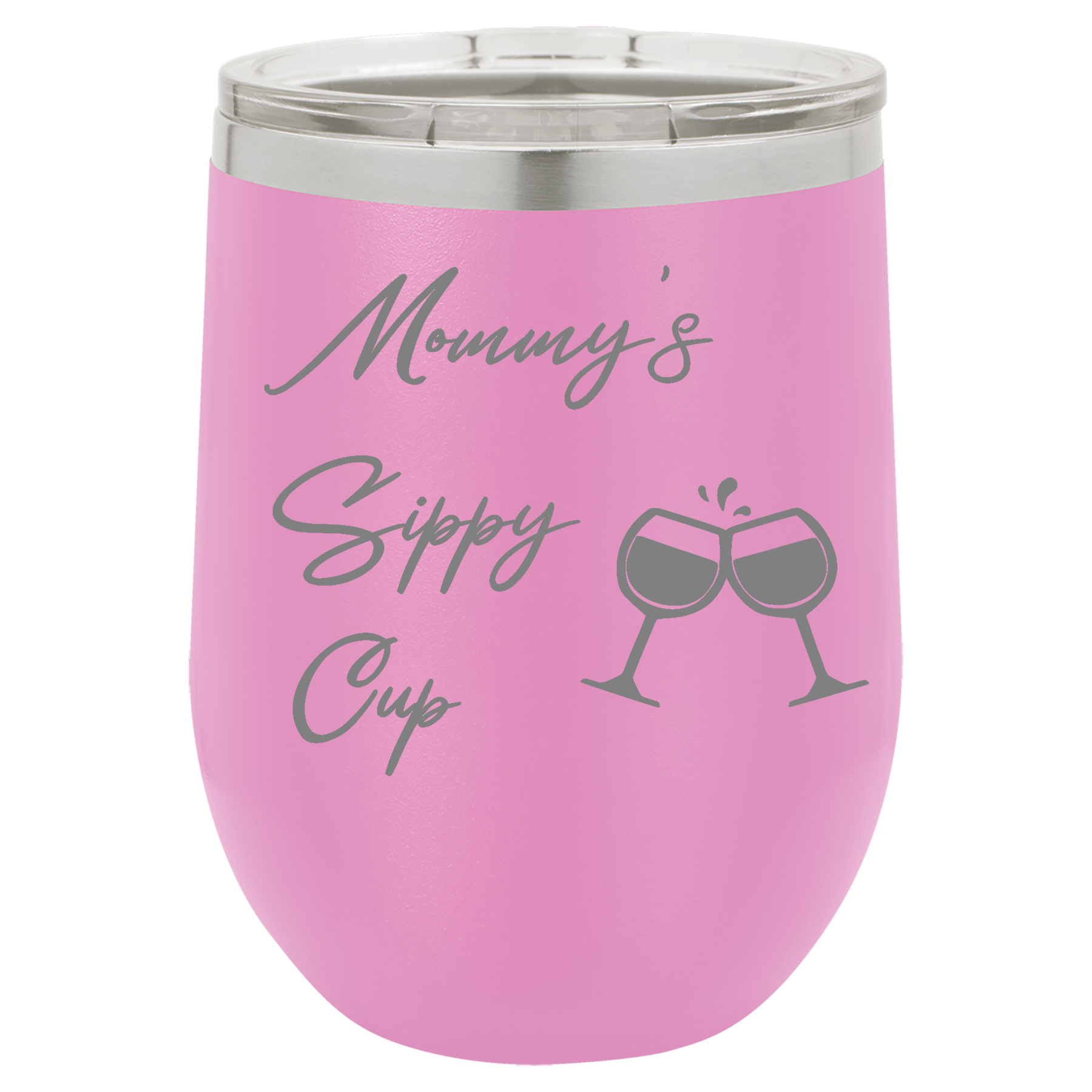 Light Purple 12oz Stemless Wine Tumbler
