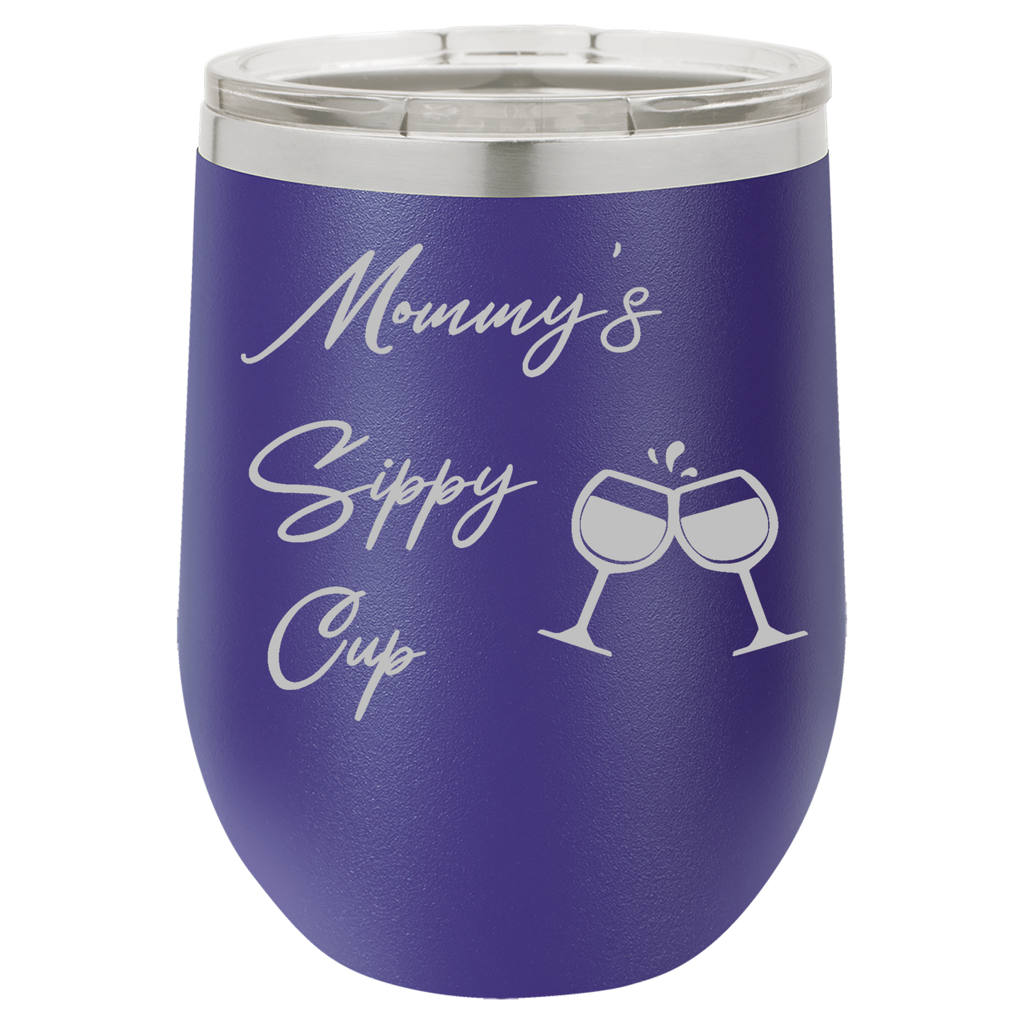 Purple 12oz Stemless Wine Tumbler