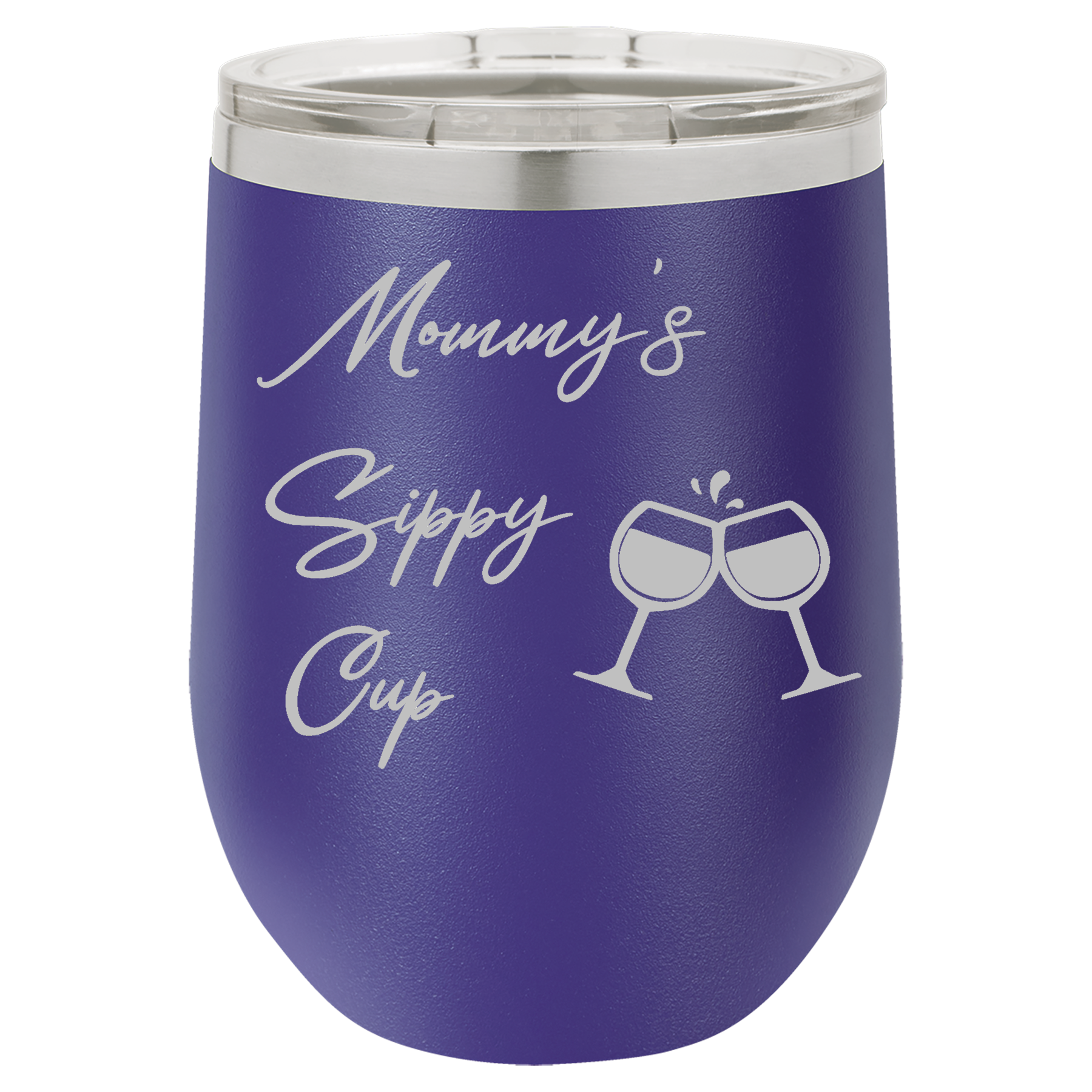 Purple 12oz Stemless Wine Tumbler