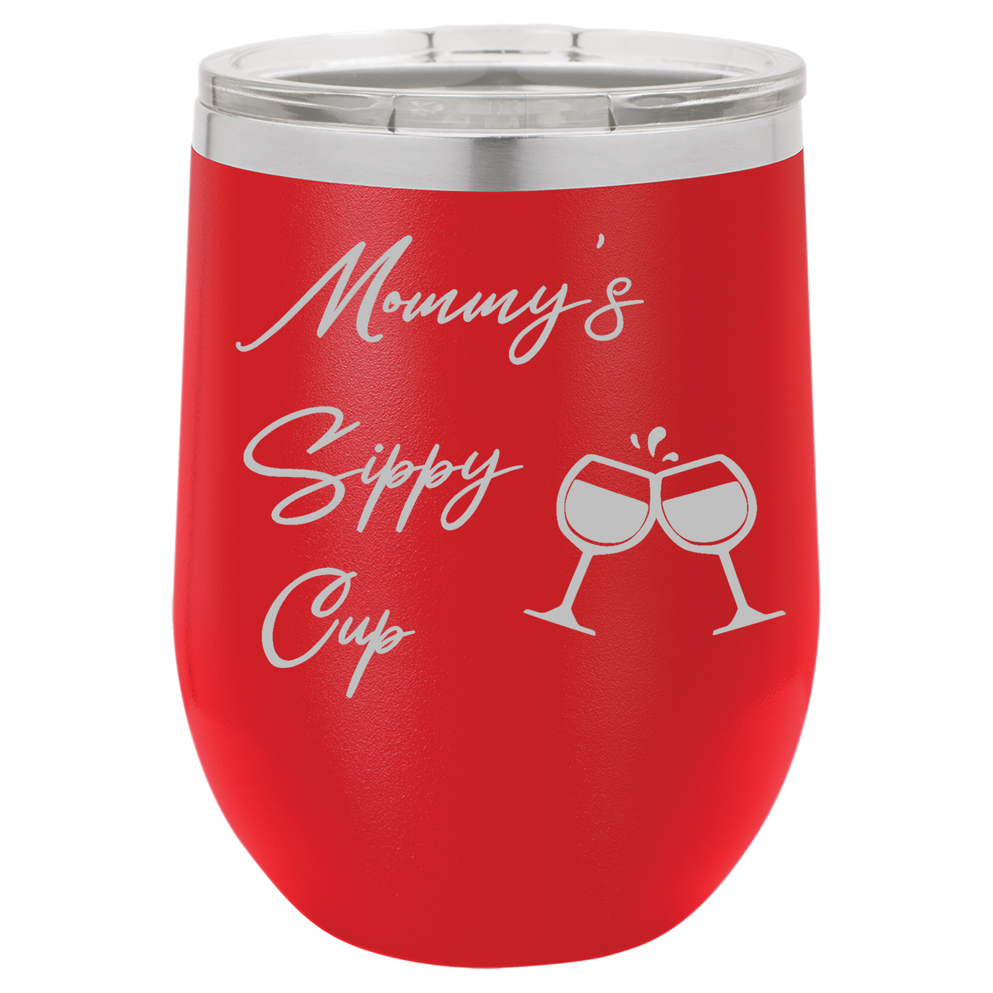 Red 12oz Stemless Wine Tumbler