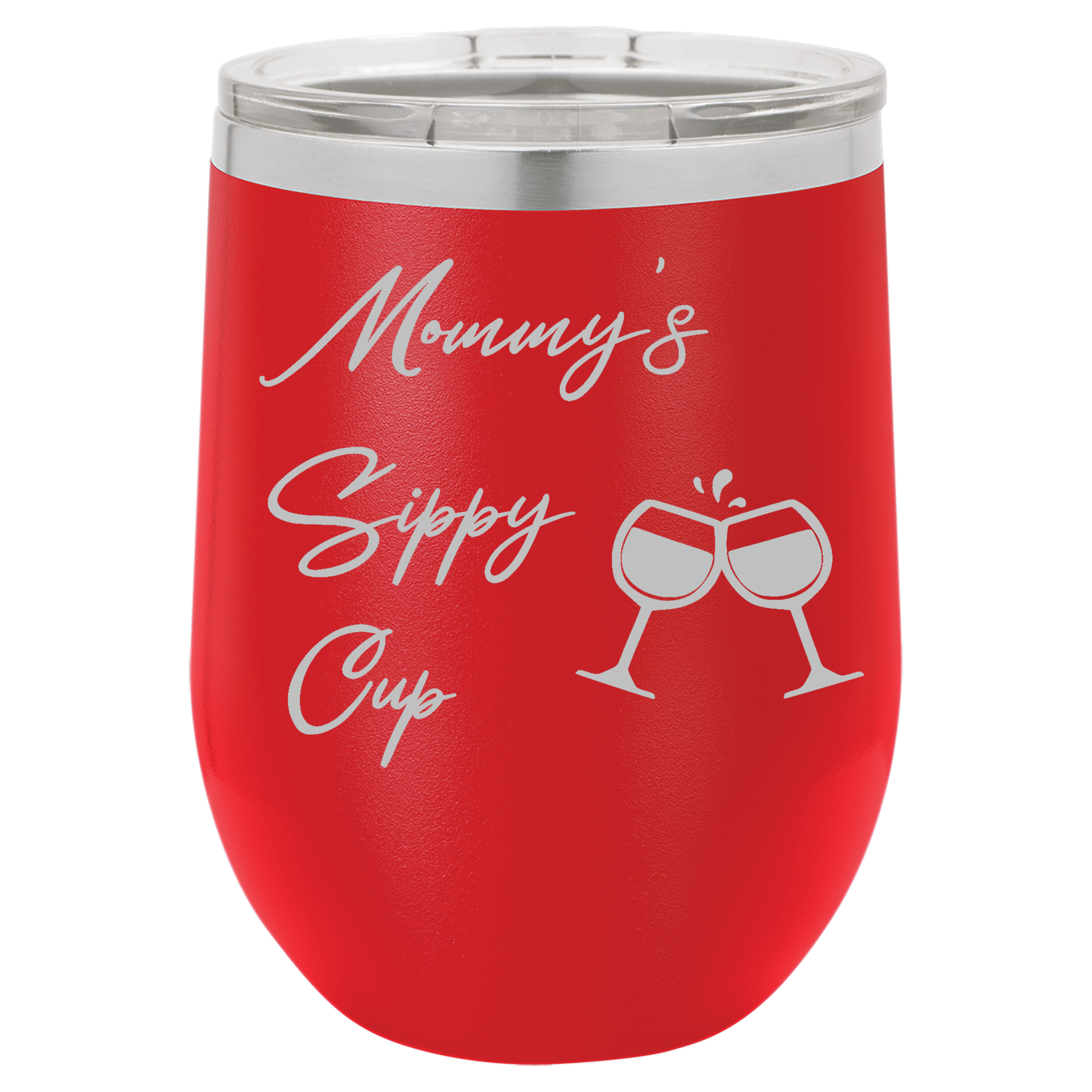 Red 12oz Stemless Wine Tumbler