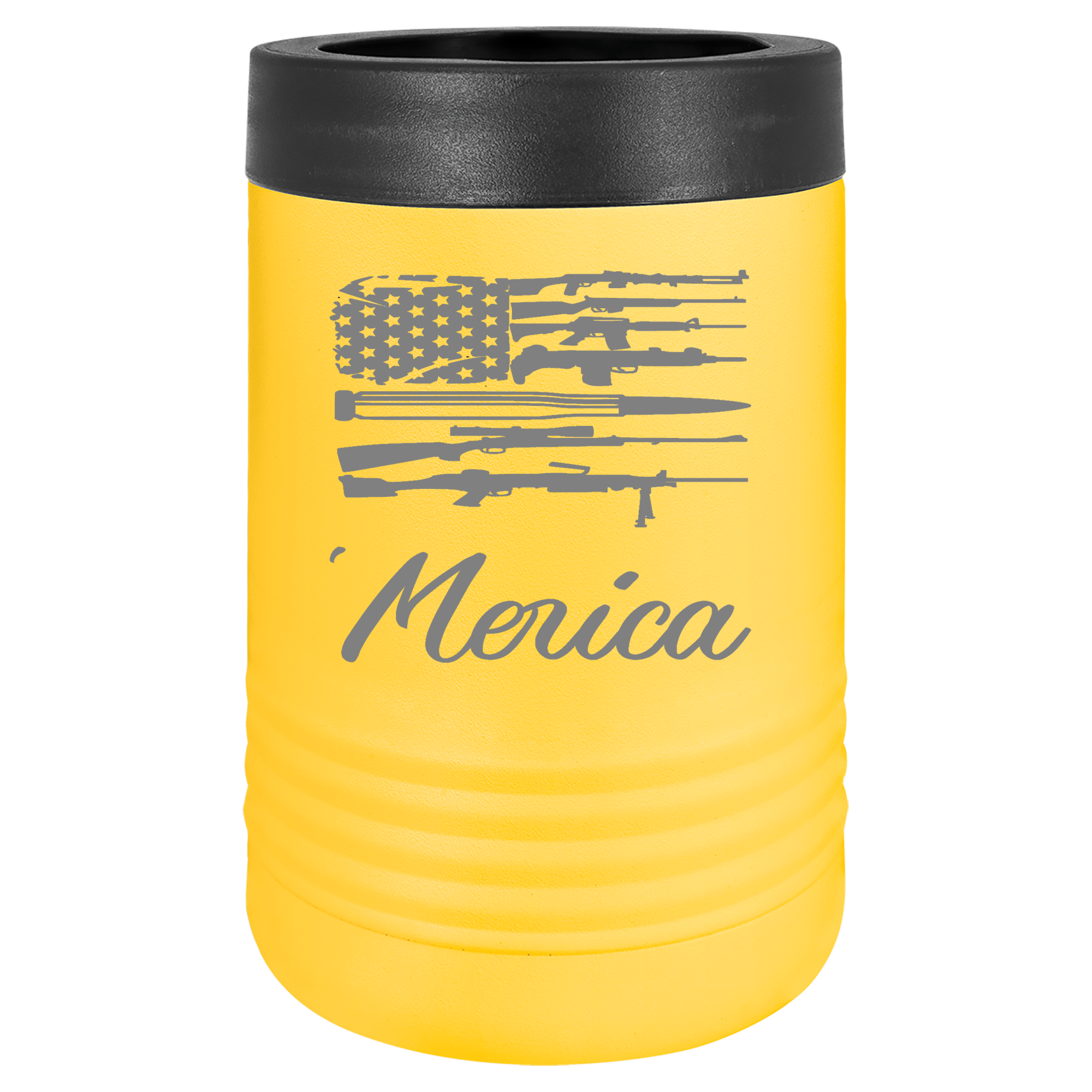 Yellow Stainless Steel Beverage Holder