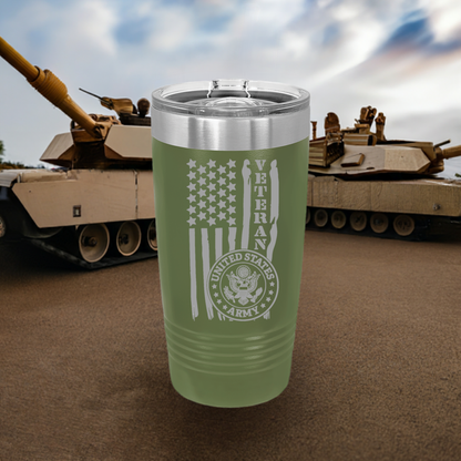 20oz Military Green Army Tumbler