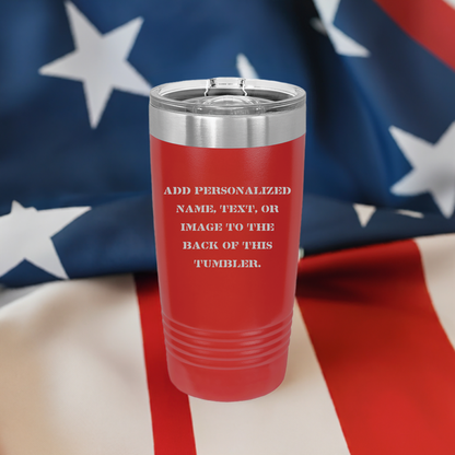 20oz Red Personalized Tumbler