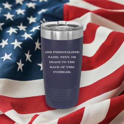 20oz Navy Personalized Tumbler