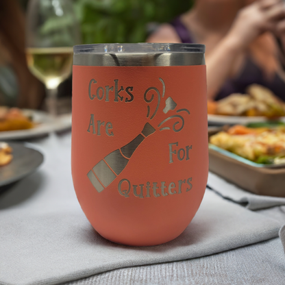 Coral 12oz Stemless Wine Tumbler