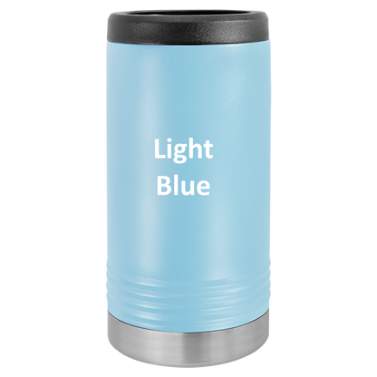 Light Blue 12oz Slim Beverage Holder