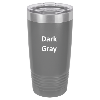 Dark Gray 20oz Tumbler