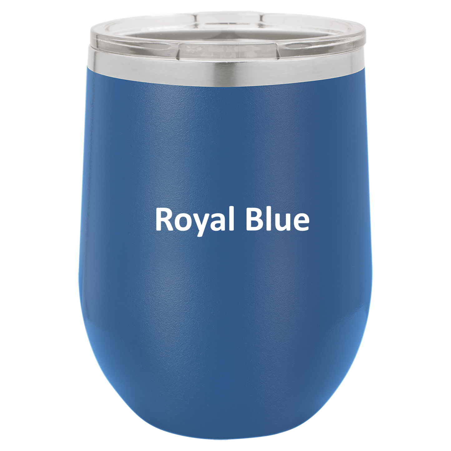 Royal Blue 12oz Stemless Wine Tumbler