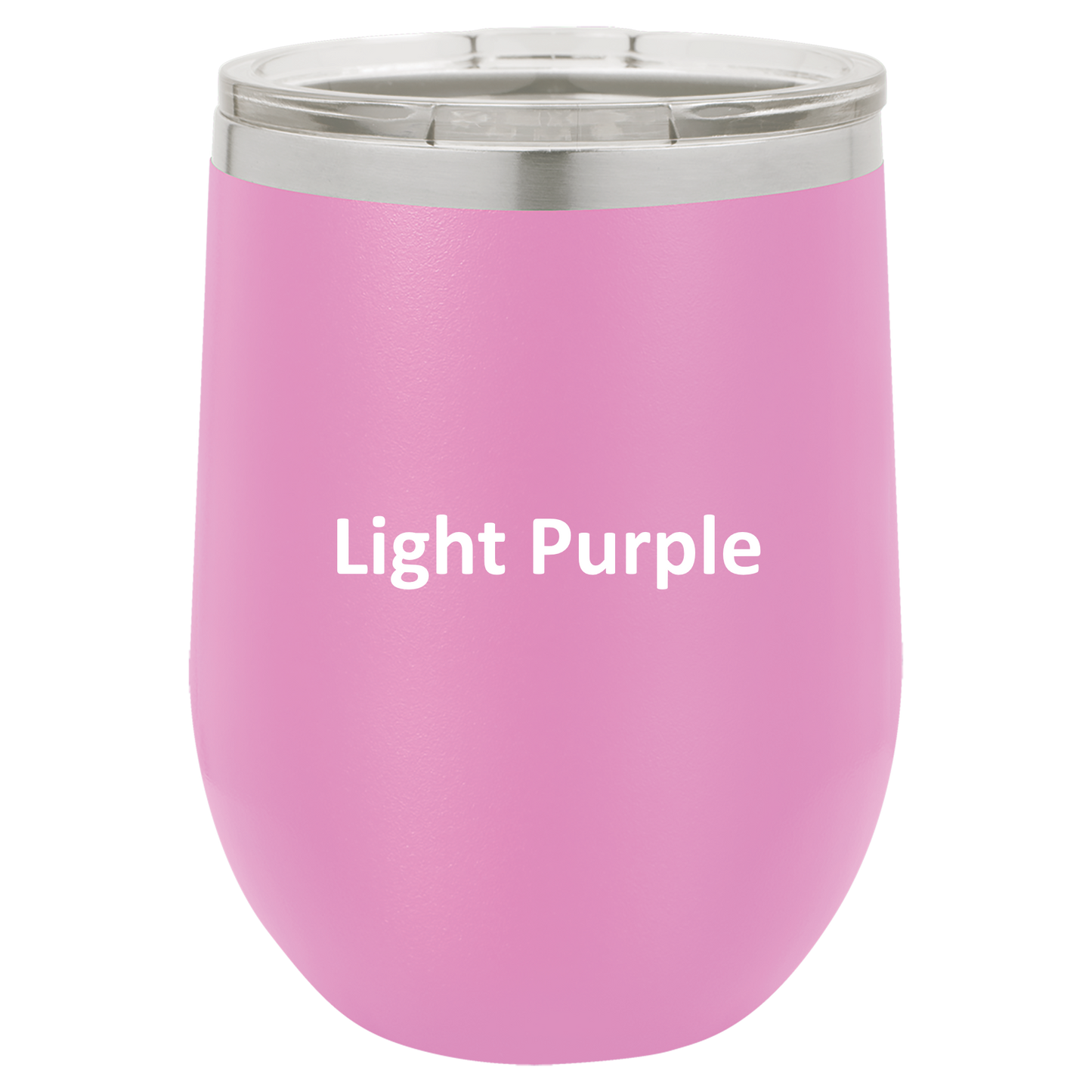 Light Purple 12oz Stemless Wine Tumbler