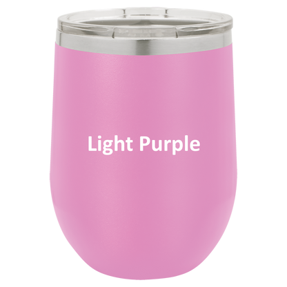 Light Purple 12oz Stemless Wine Tumbler