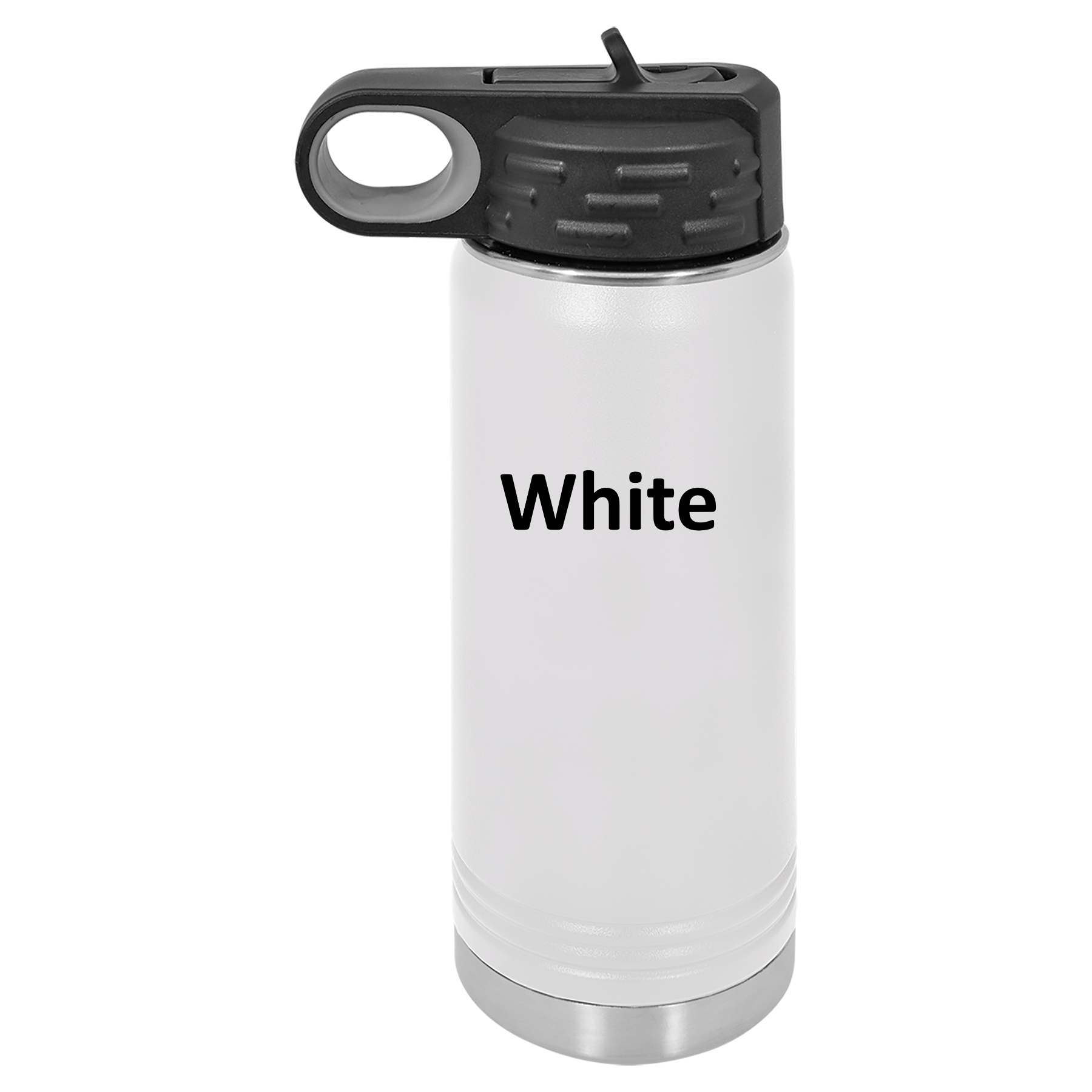 White 20oz Water Bottle