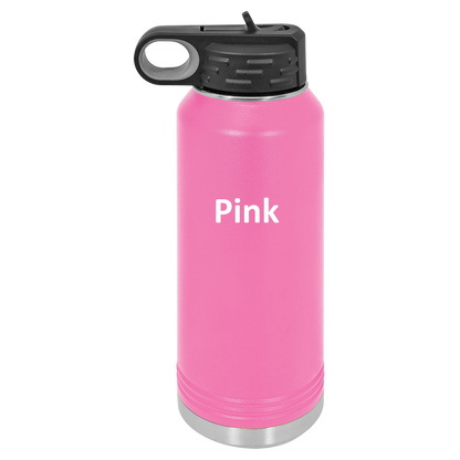 Pink 40oz Water Bottle
