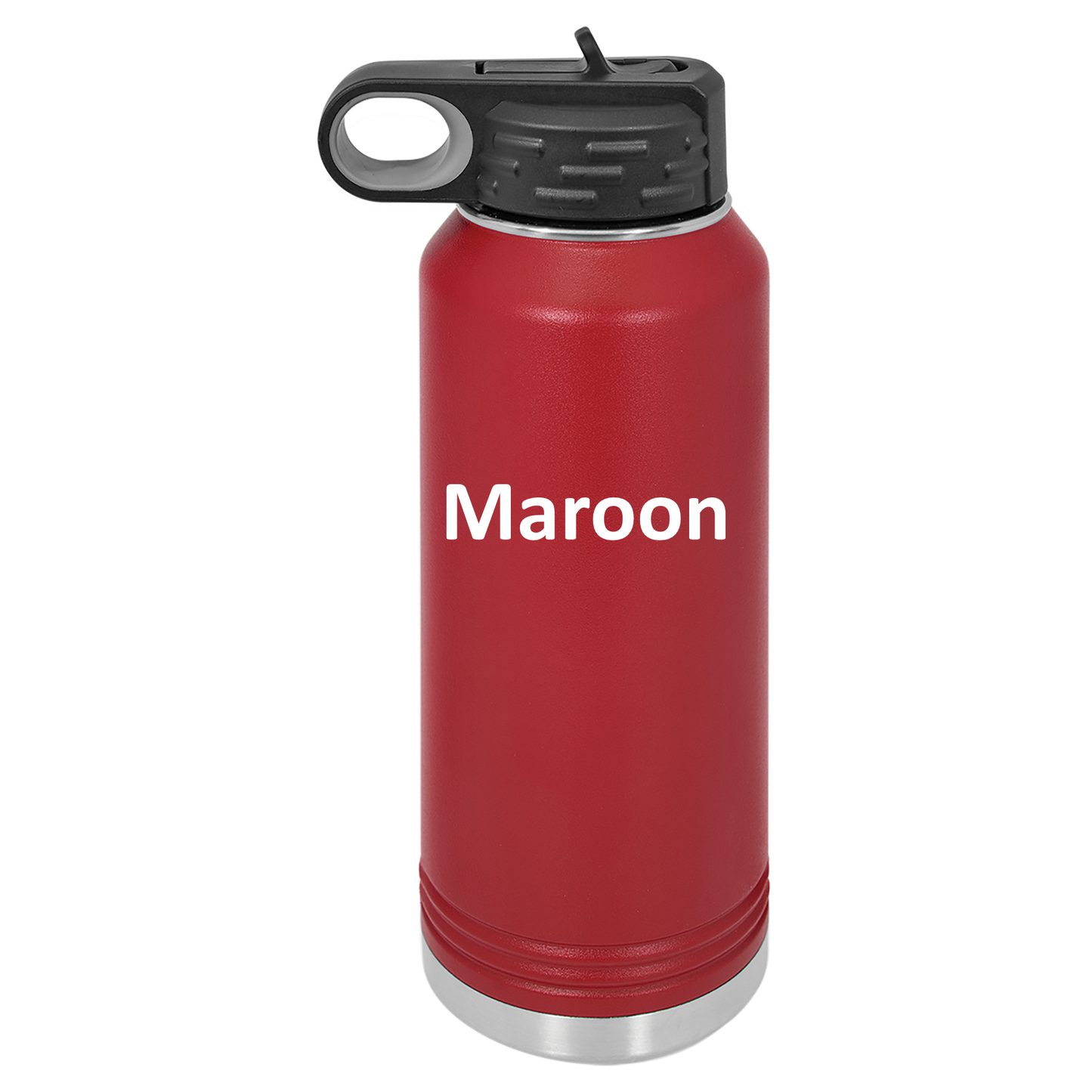 Maroon 32oz Water Bottle